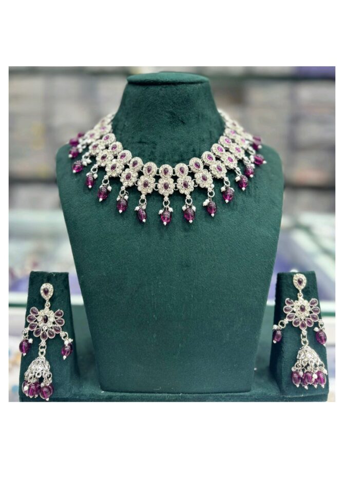 PAKISTANI SEMI BRIDAL NECKLACE  