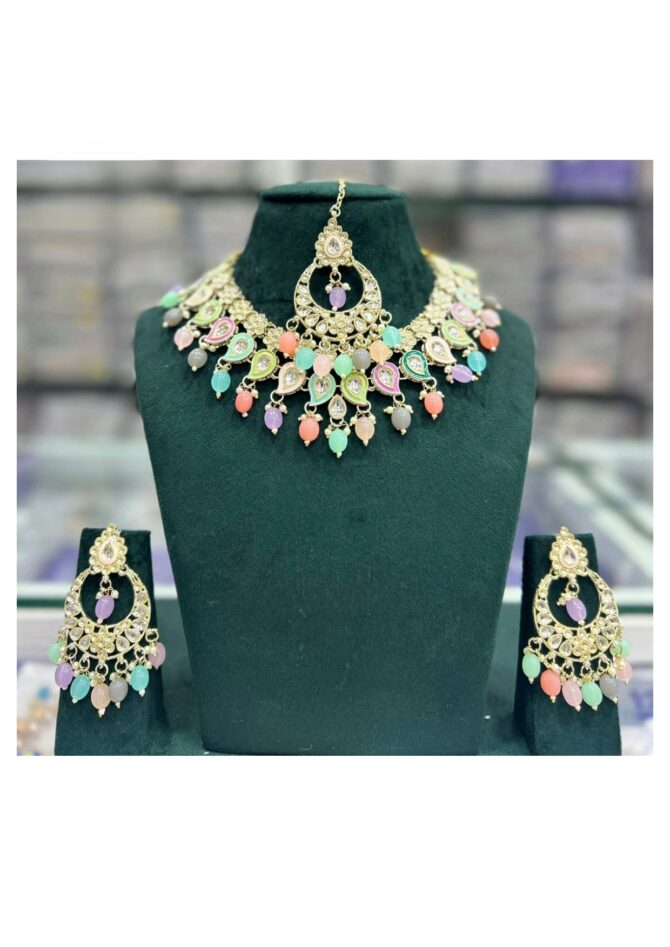 PAKISTANI SEMI BRIDAL  NECKLACE