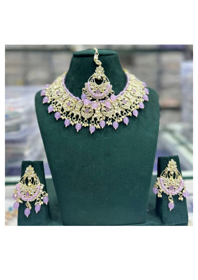 PAKISTANI SEMI BRIDAL NECKLACE  