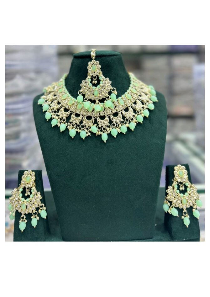 PAKISTANI SEMI BRIDAL NECKLACE