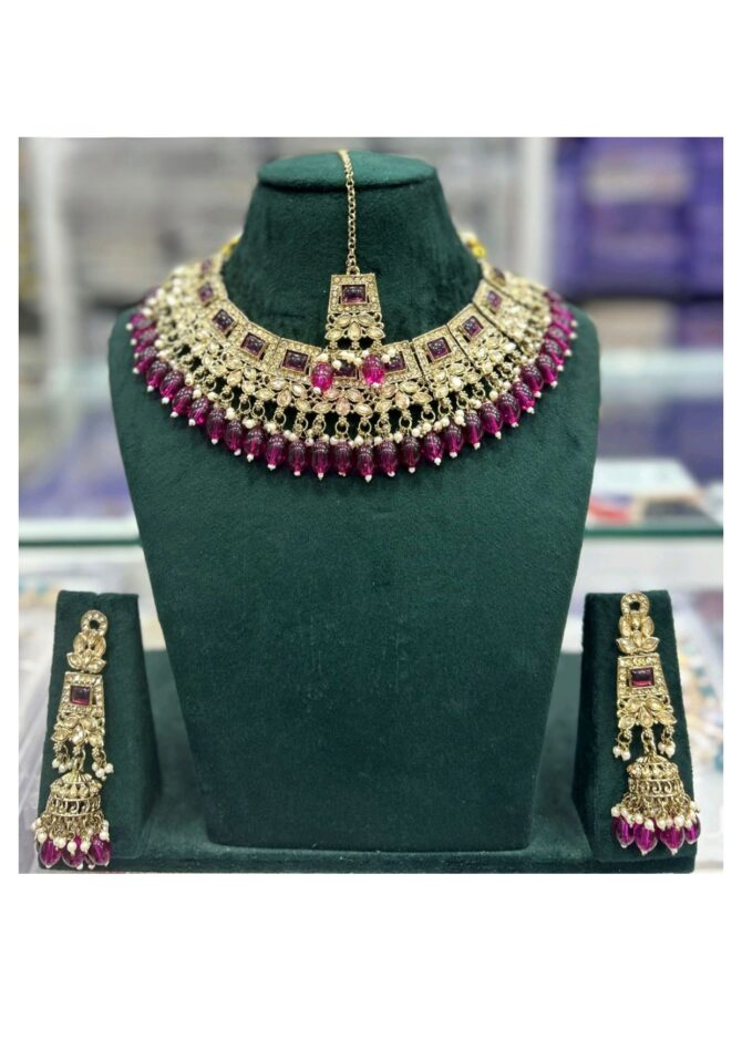 PAKISTANI SEMI BRIDAL NECKLACE