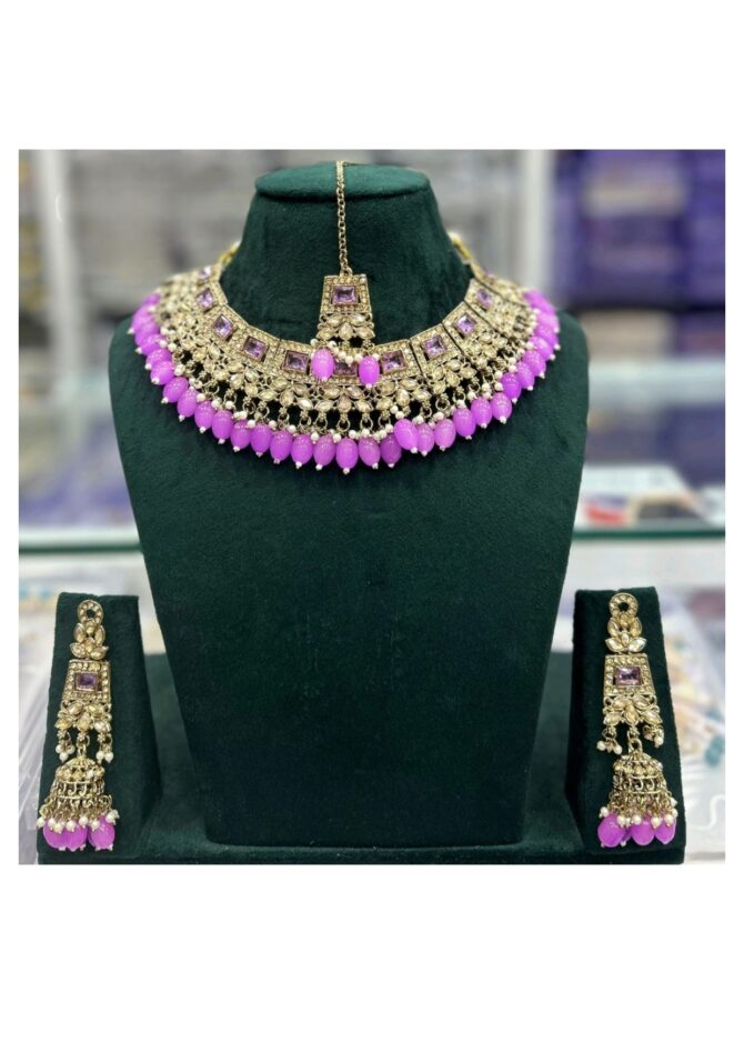 PAKISTANI SEMI BRIDAL NECKLACE