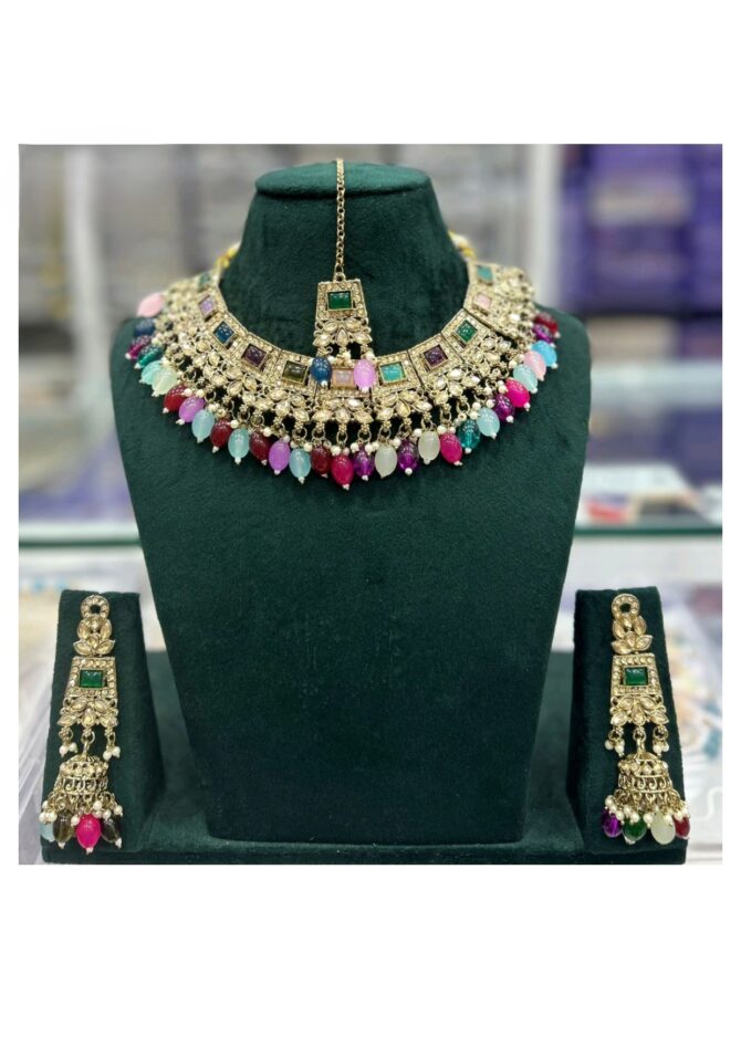 PAKISTANI SEMI BRIDAL NECKLACE