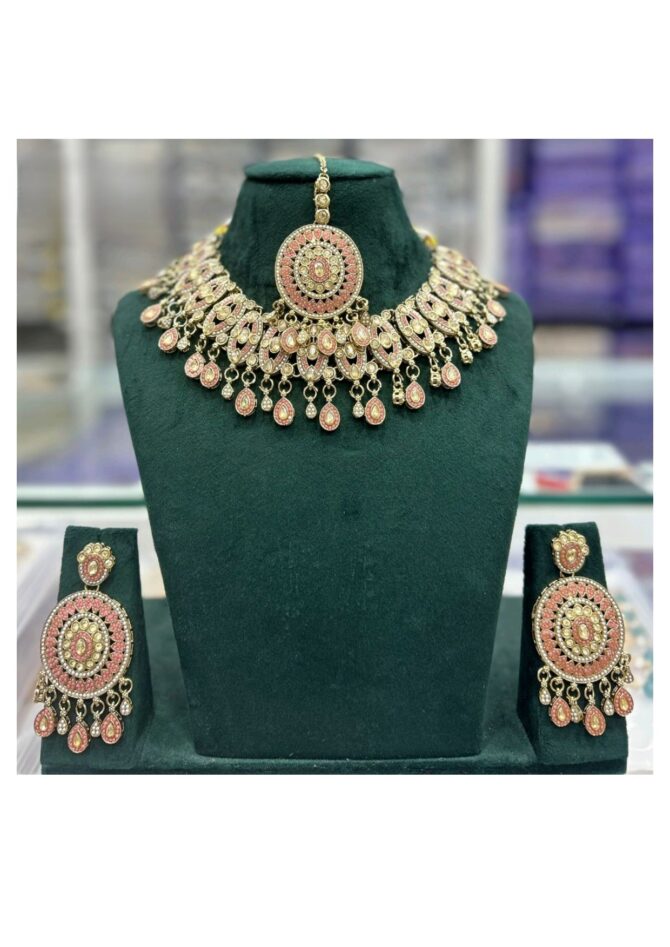 PAKISTANI SEMI BRIDAL NECKLACE