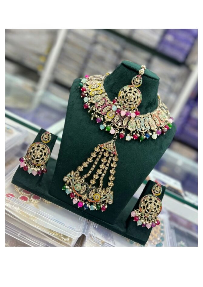 PAKISTANI SEMI BRIDAL NECKLACE