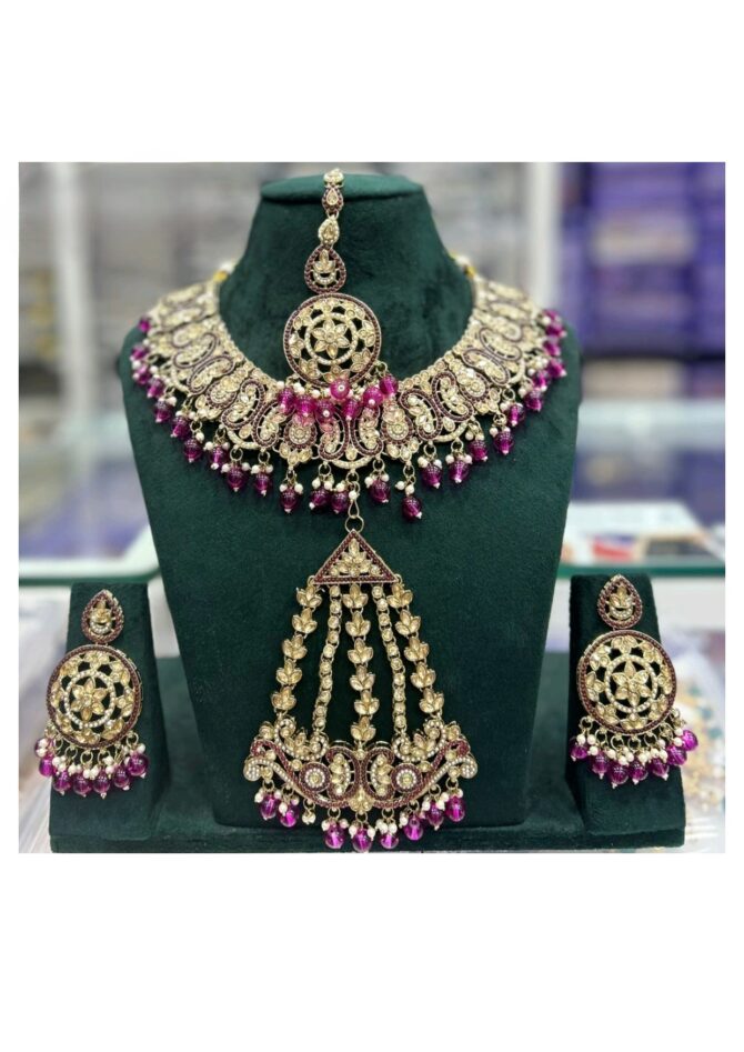 PAKISTANI SEMI BRIDAL NECKLACE